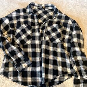 Black and white flannel
